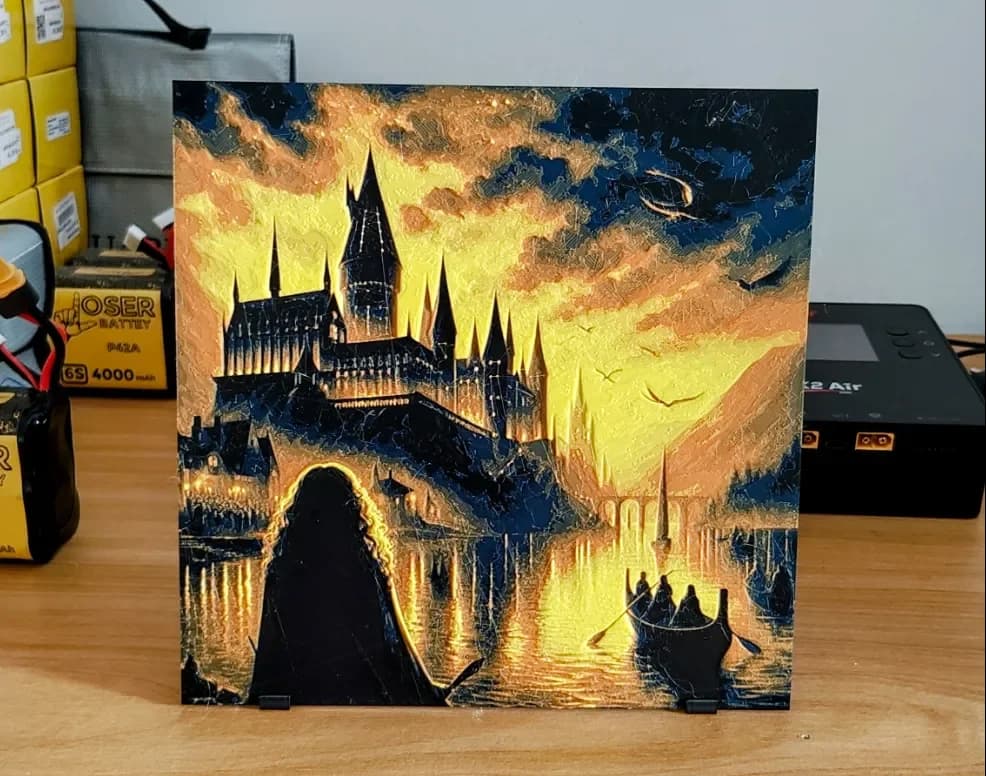 Harry Potter sunset Hueforge by enricoRE HueForge model: Harry Potter sunset Hueforge by enricoRE