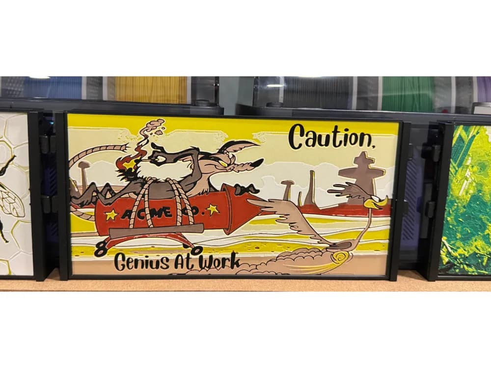 HueForge model: Looney Tunes - AMS Art by Canadian Gamer