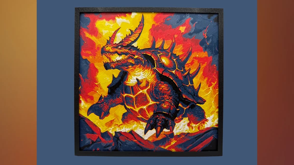 Magma Turtle - Fantasy Hueforge by Canadian Gamer HueForge model: Magma Turtle - Fantasy Hueforge by Canadian Gamer