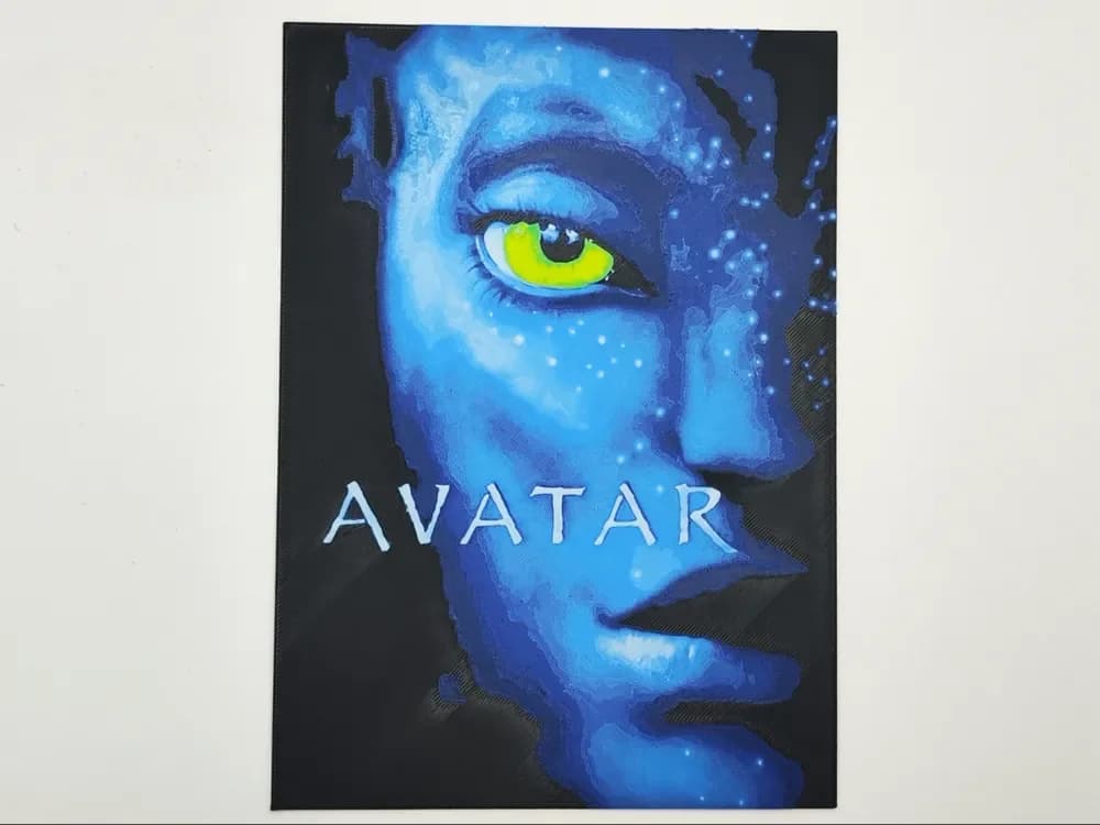 Avatar - Hueforge by Altf4-Formation HueForge model: Avatar - Hueforge by Altf4-Formation