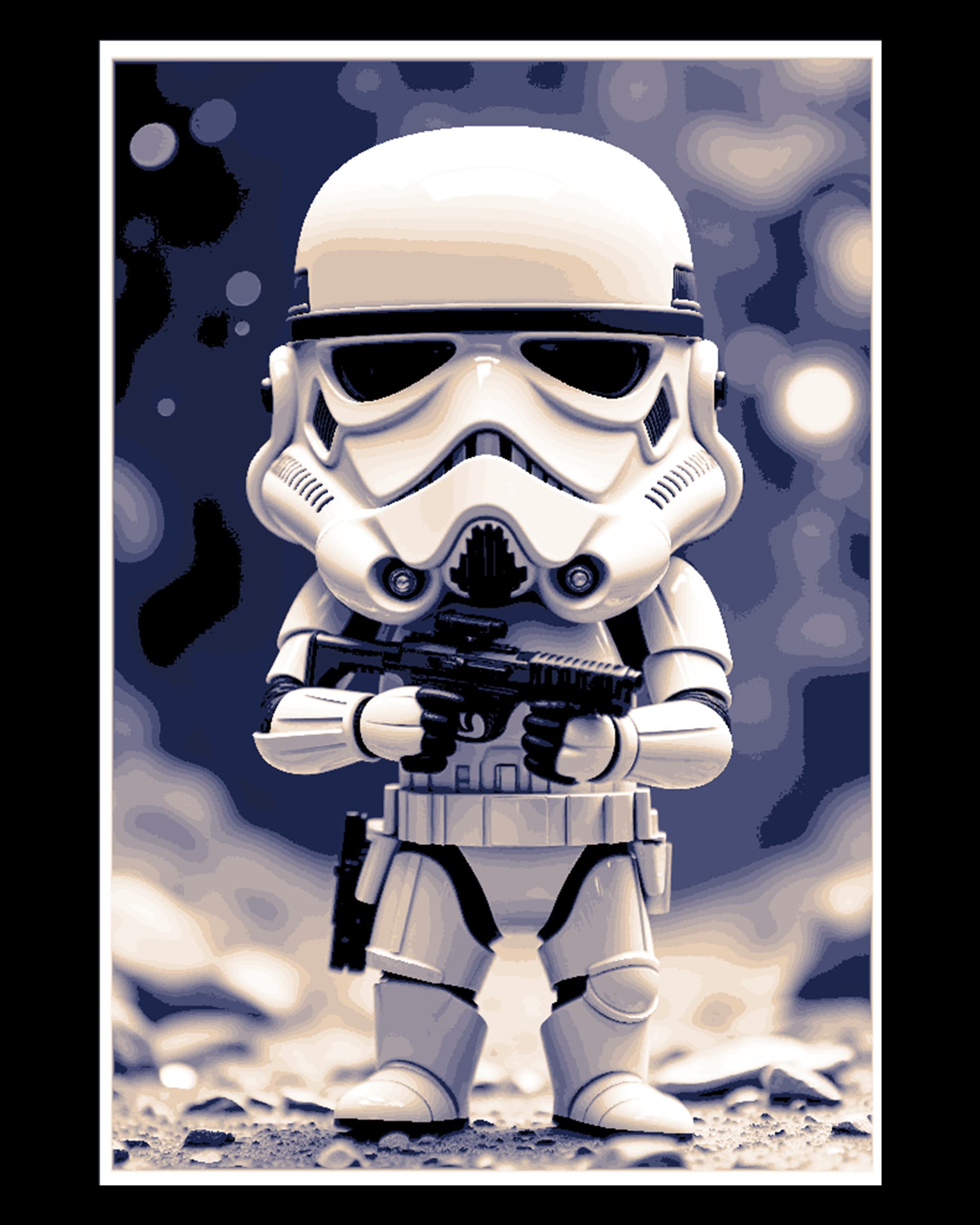 A storming little warrior - Imperial little Stormtrooper Fan Art for Star Wars A storming little warrior - Imperial little Stormtrooper Fan Art for Star Wars