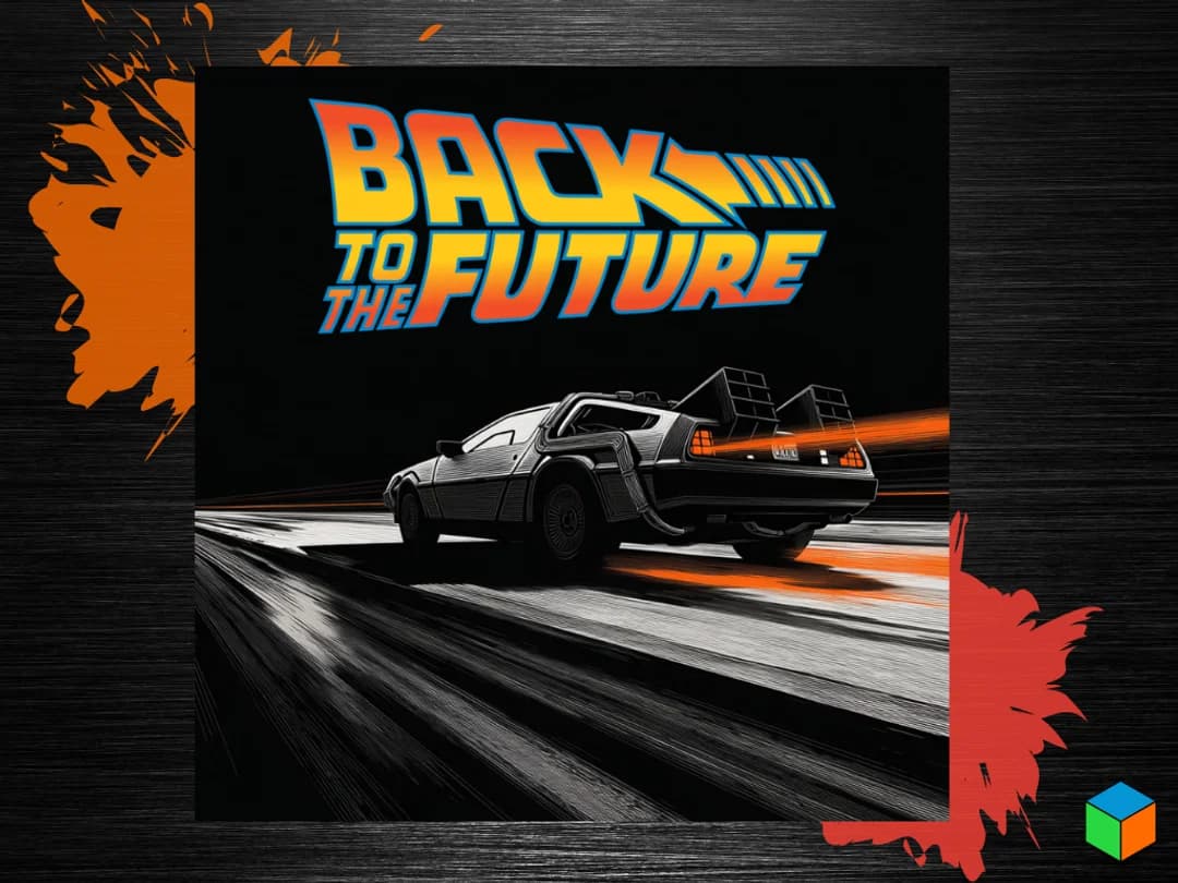 ⏰ Back to the Future by 3D Prints By Vic HueForge model: ⏰ Back to the Future by 3D Prints By Vic