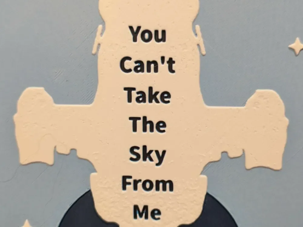 Serenity - You can't take the sky from me Hueforge by IslandLooter HueForge model: Serenity - You can't take the sky from me Hueforge by IslandLooter