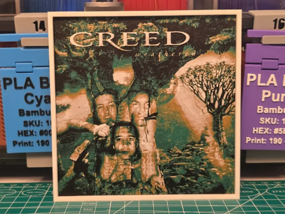 Creed "Weathered" Album - Hueforge Art