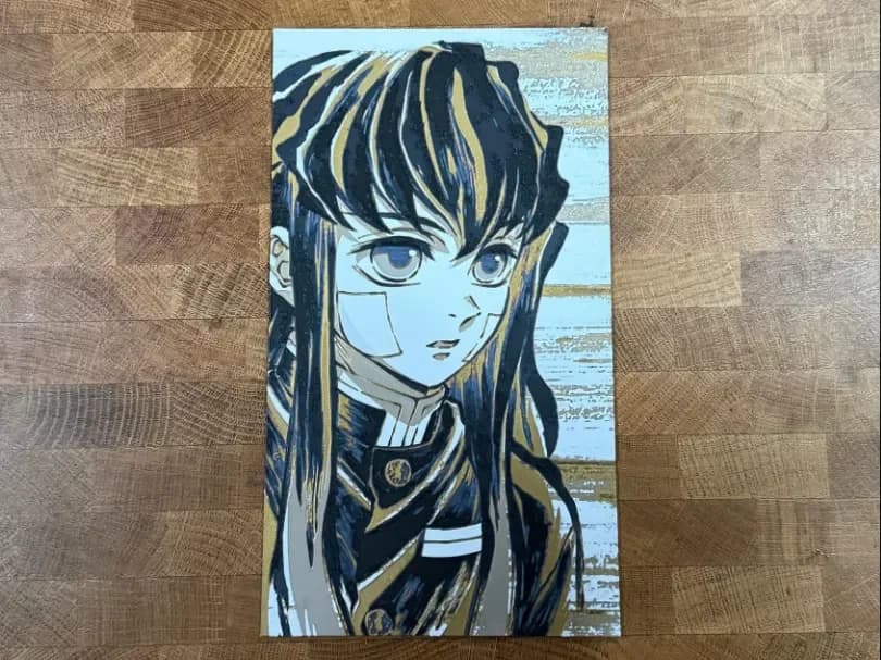 Demon Slayer - Muichiro, Mist Boy by Pretty Okay Prints HueForge model: Demon Slayer - Muichiro, Mist Boy by Pretty Okay Prints