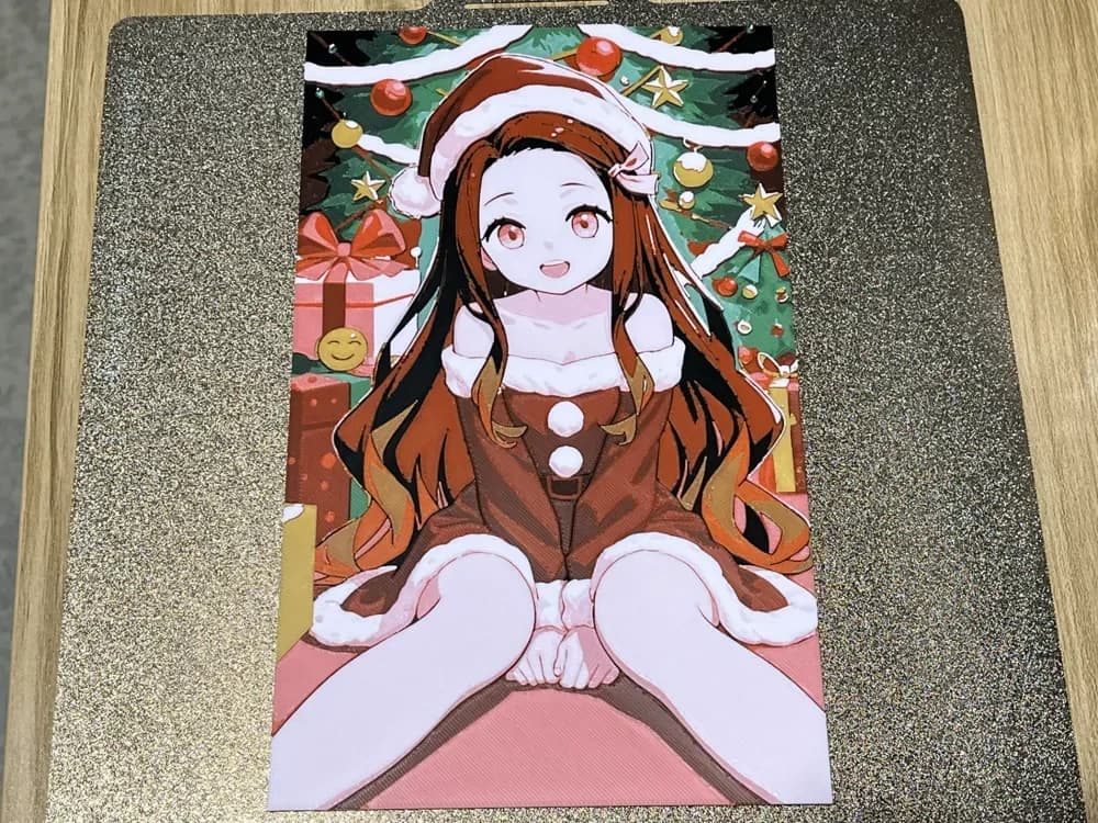 Nezuko Merry Christmas Hueforge by FantasyZ HueForge model: Nezuko Merry Christmas Hueforge by FantasyZ