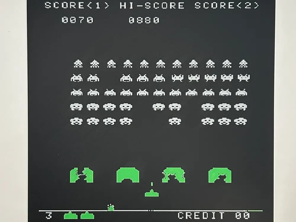 Space Invaders HueForge