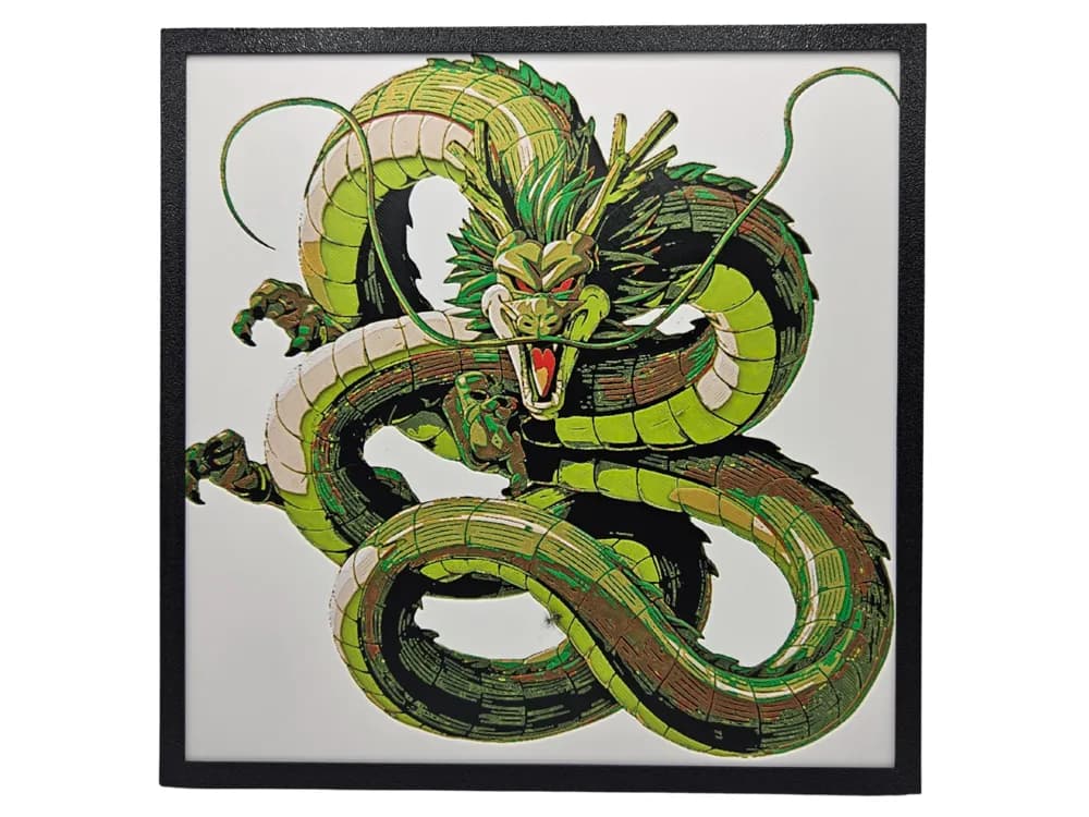Shenron (Dragon Ball Z) by BusyKikiBee HueForge model: Shenron (Dragon Ball Z) by BusyKikiBee