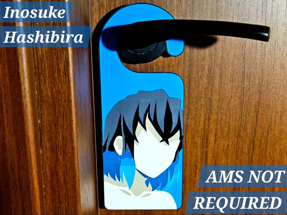 Inosuke Hashibira- Demon Slayer Door Hangers Inosuke Hashibira- Demon Slayer Door Hangers