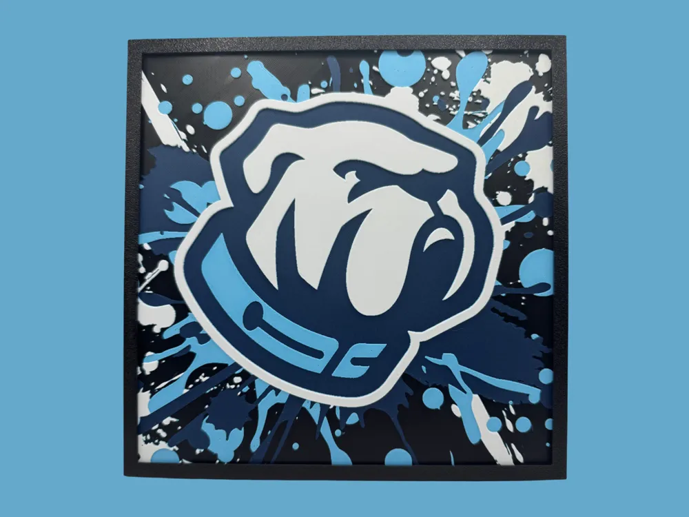 HueForge model: The Citadel Bulldogs by Canadian Gamer