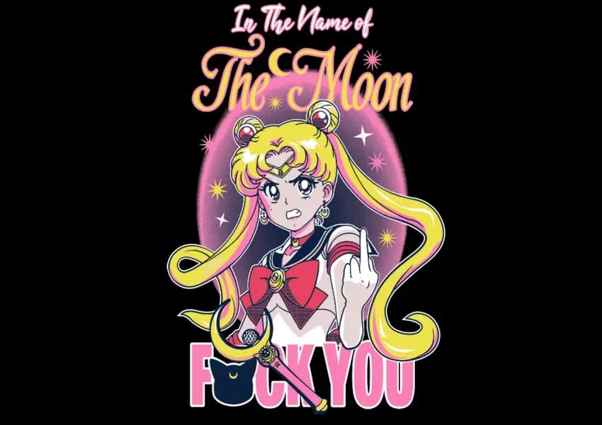 Sailor Moon F*ck You - Hueforge by suaimondi HueForge model: Sailor Moon F*ck You - Hueforge by suaimondi