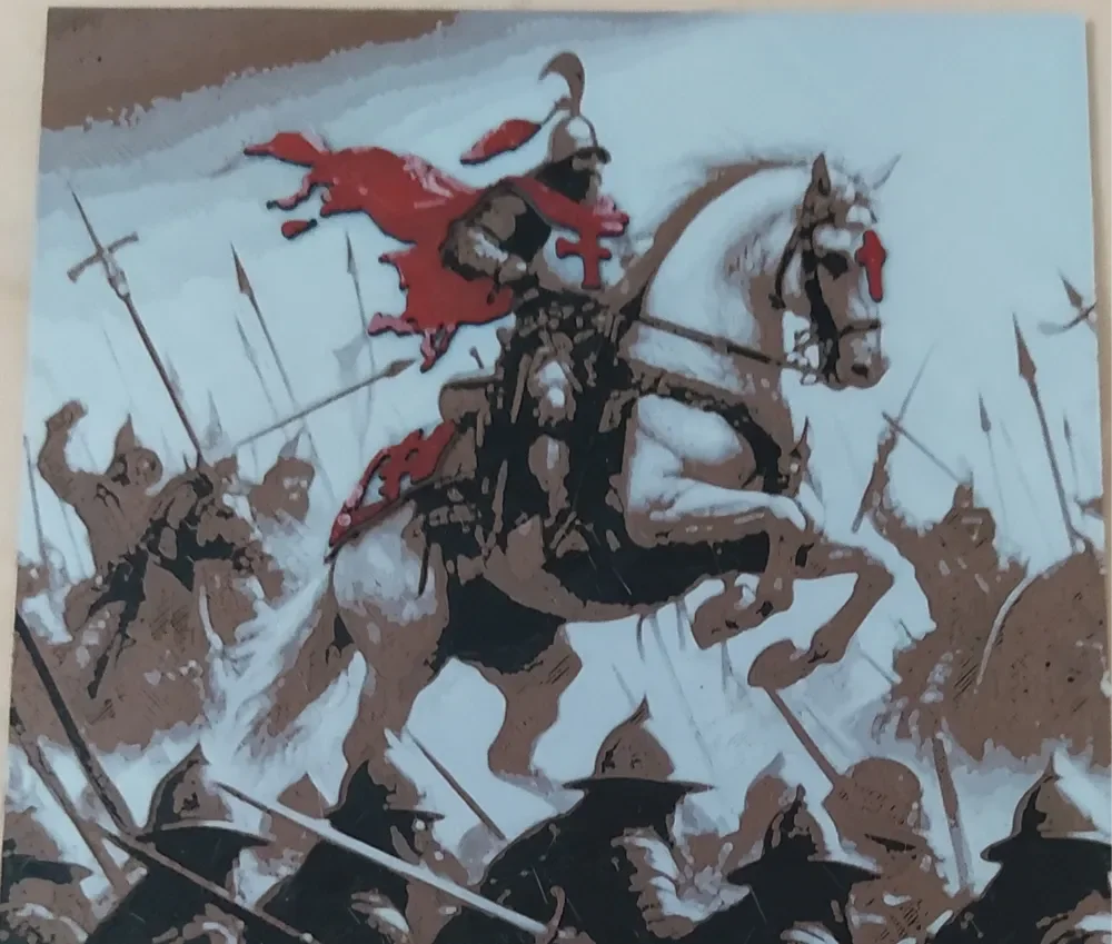 El Cid by 3Dprintsbar HueForge model: El Cid by 3Dprintsbar