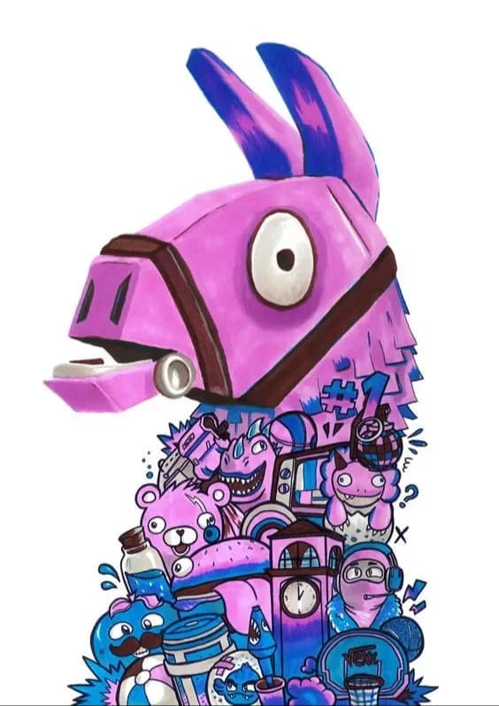 Llama Fortnite (and many references) Llama Fortnite (and many references)