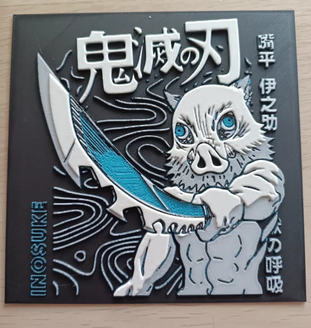 Inoske HueForge by Atrus Design HueForge model: Inoske HueForge by Atrus Design