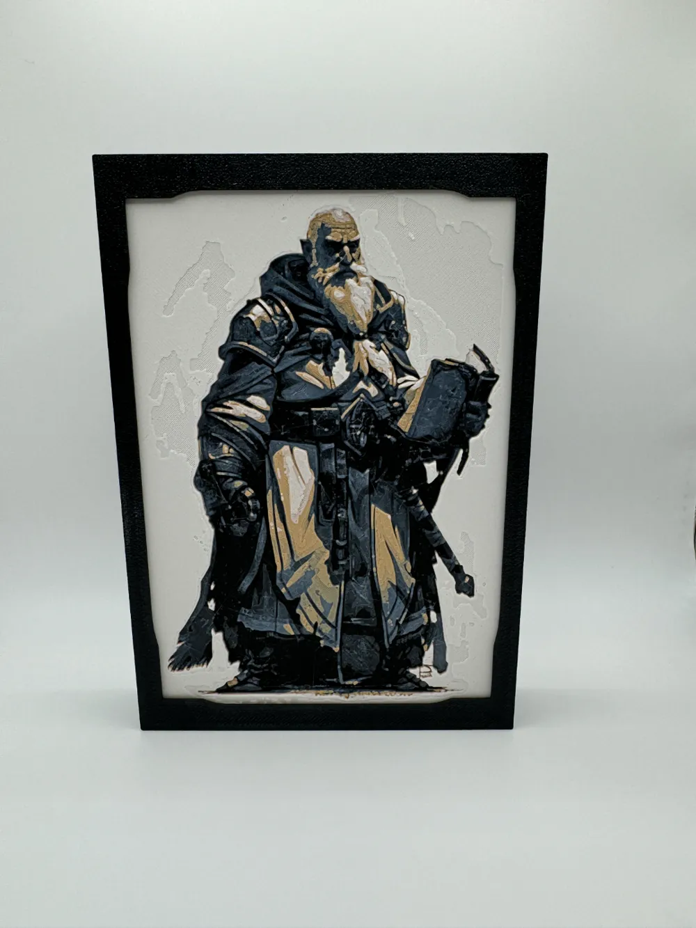 HueForge model: D&D Character Concepts - Cleric by Canadian Gamer