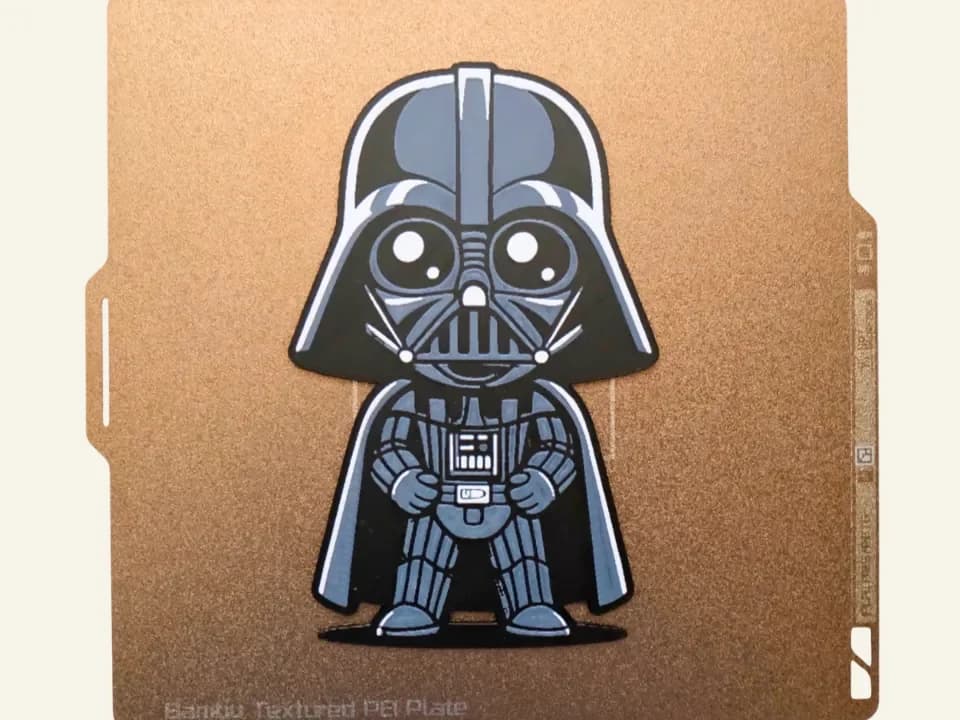 Darth Vader Star Wars Hueforge by Freshly Printed 3D HueForge model: Darth Vader Star Wars Hueforge by Freshly Printed 3D