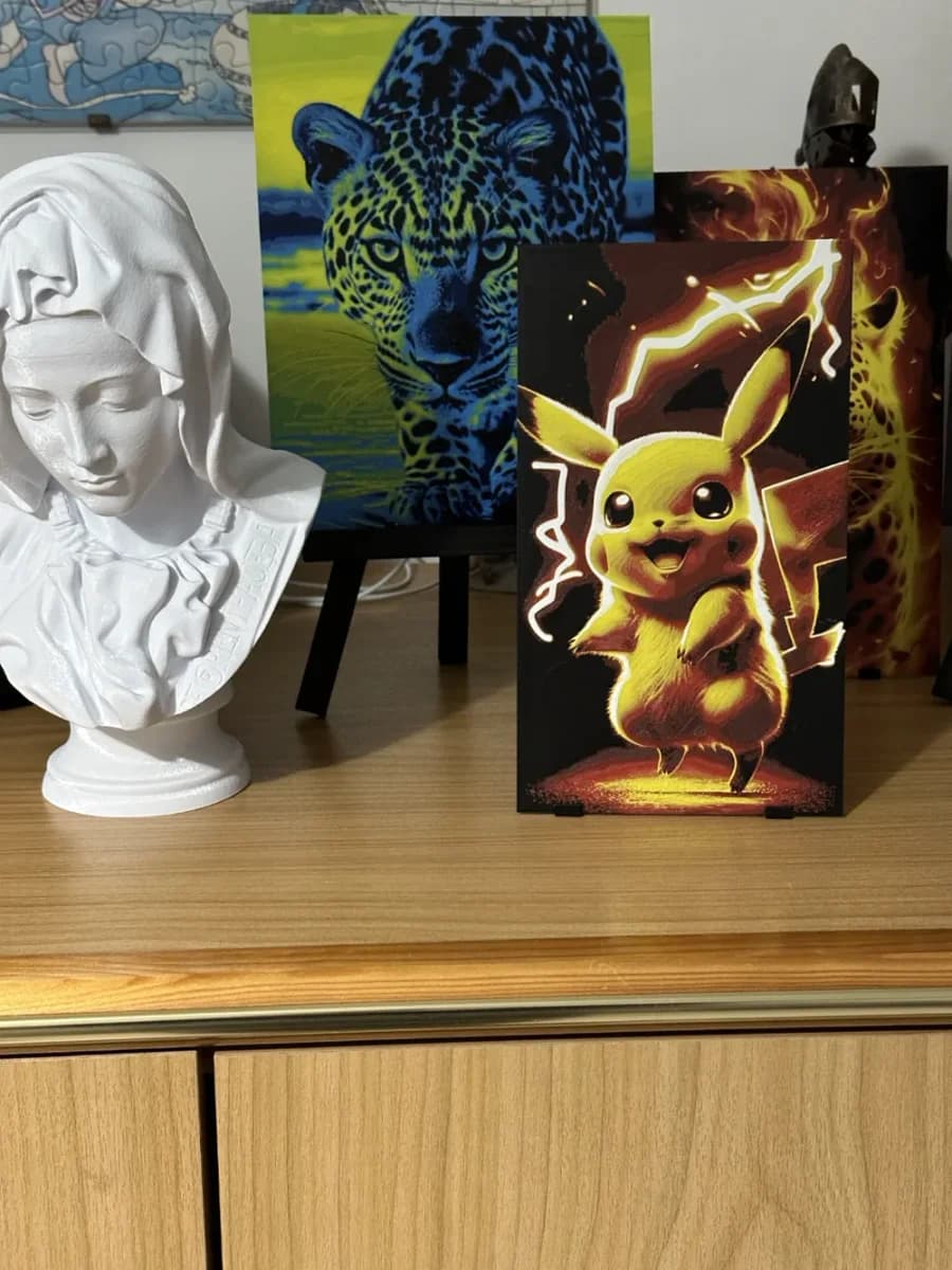 Pikachu Pokemon HueForge by enricoRE HueForge model: Pikachu Pokemon HueForge by enricoRE