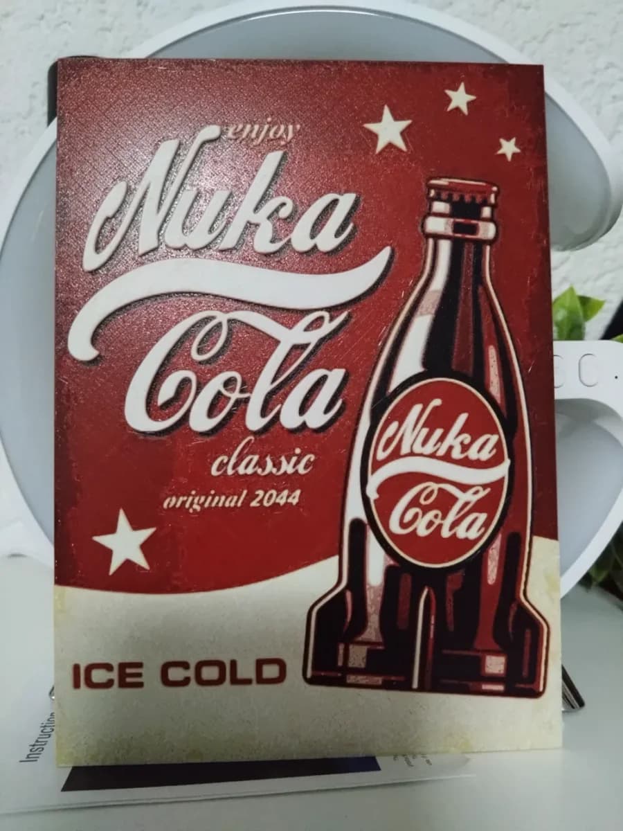HueForge model: Nuka Cola classic (HueForge) by Asgar3D