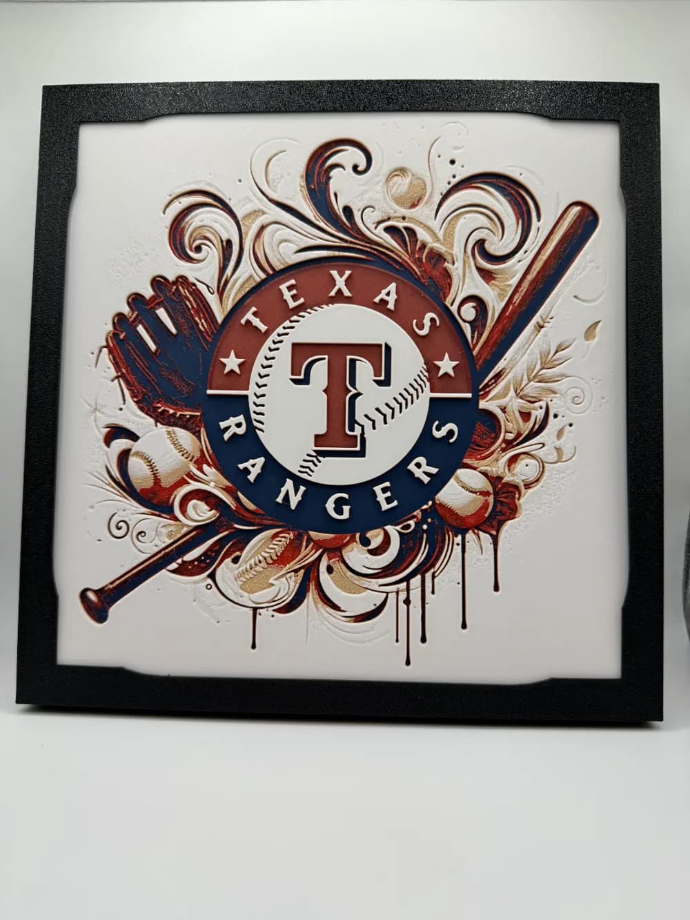 Texas Rangers - MLB Hueforge by Canadian Gamer HueForge model: Texas Rangers - MLB Hueforge by Canadian Gamer