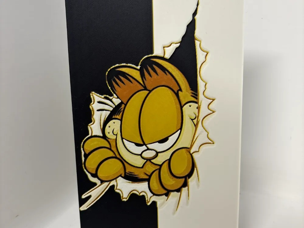 Garfield Hueforge by Morganja HueForge model: Garfield Hueforge by Morganja