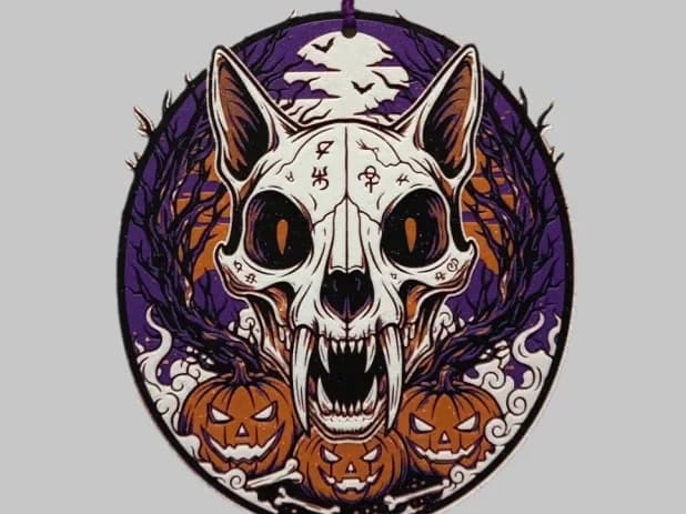 Cat Skull Hueforge by 3DNesy HueForge model: Cat Skull Hueforge by 3DNesy