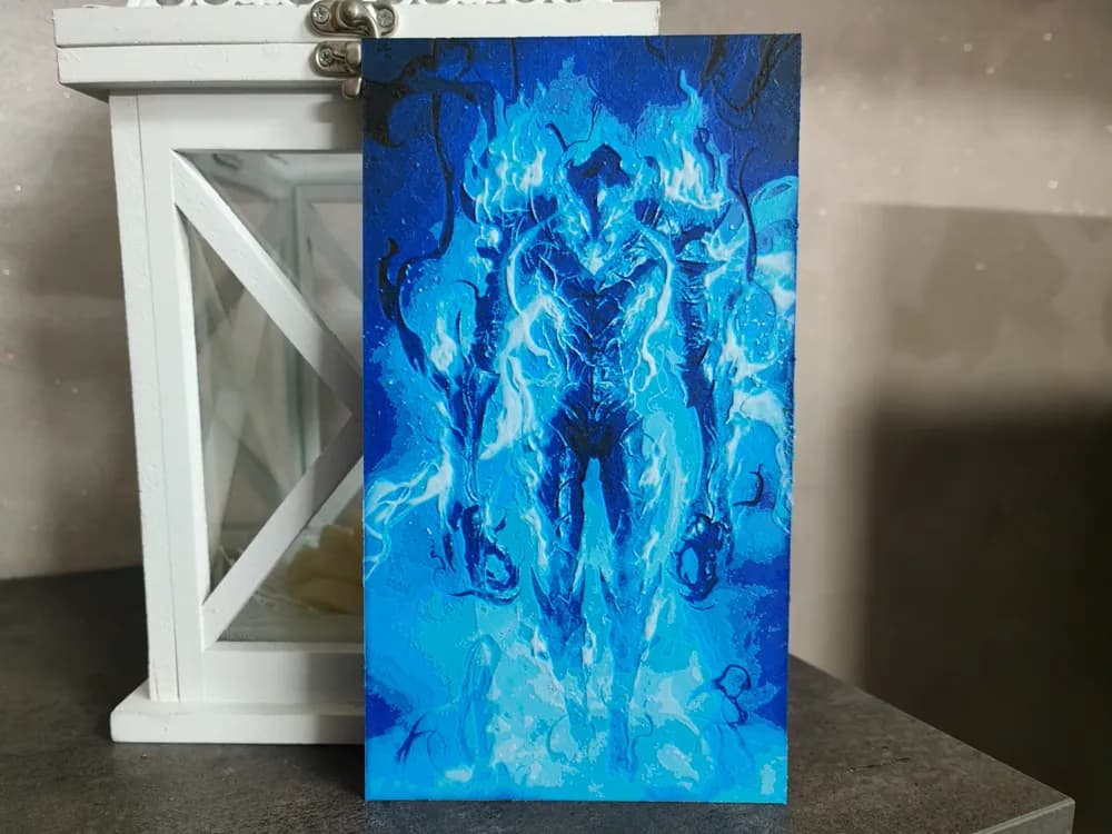 Beru Solo Leveling Hueforge by S1M0N389 HueForge model: Beru Solo Leveling Hueforge by S1M0N389