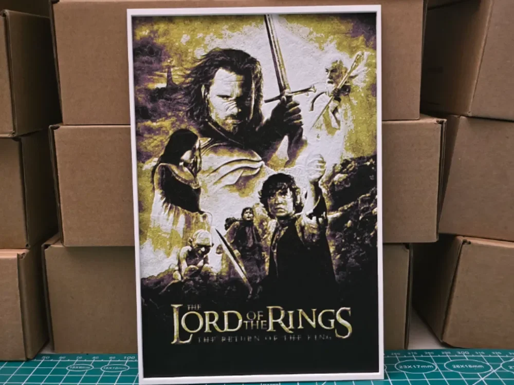 HueForge model: Lord of the Rings Return of the King - Hueforge by Lumpy3D