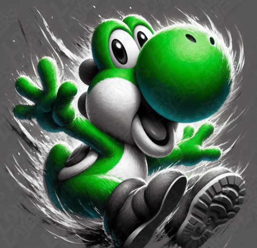 Yoshi Hueforge by LoFi Layers HueForge model: Yoshi Hueforge by LoFi Layers