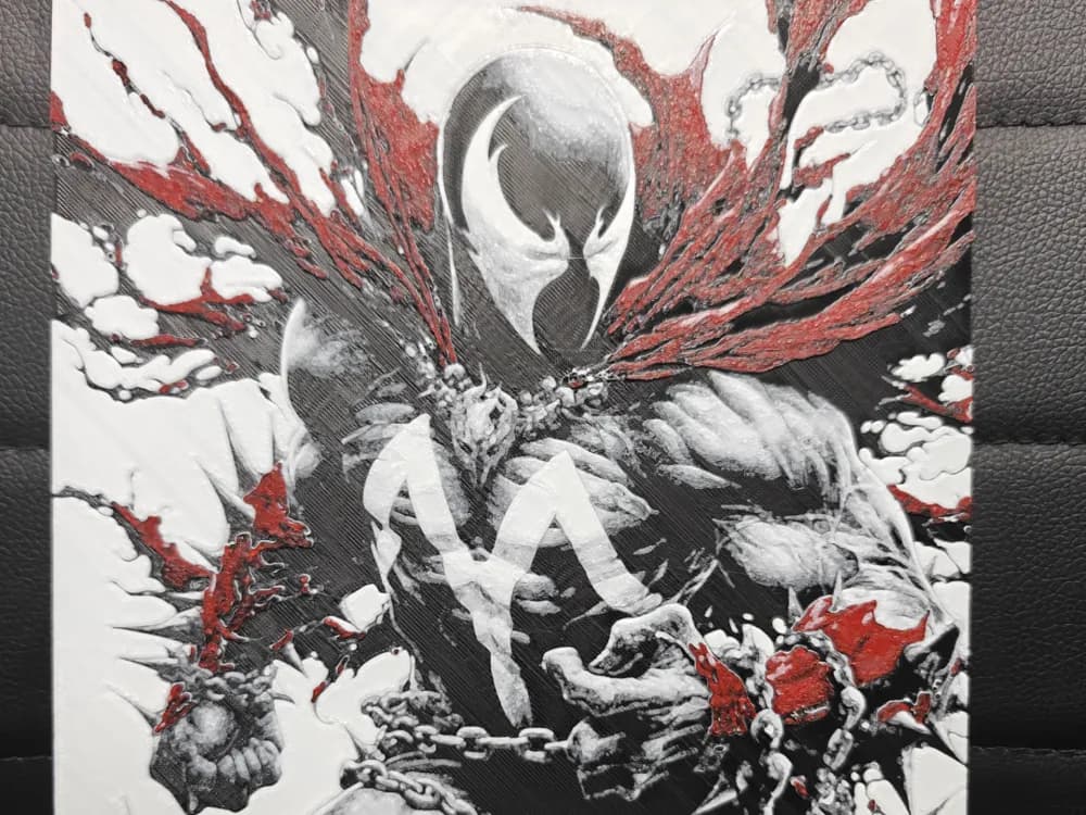 HueForge model: Spawn by TheHueforgeLady