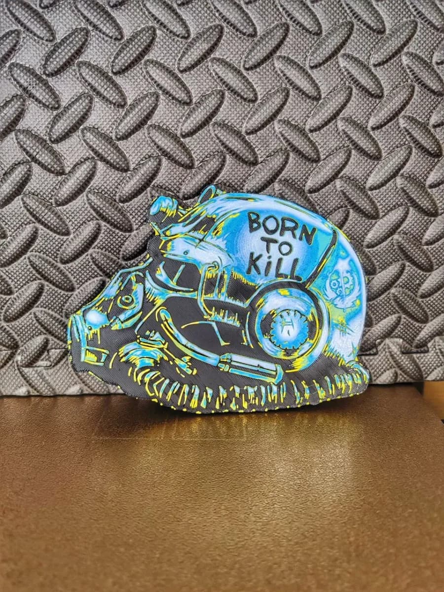 Fallout helmet hueforge by KO Additive Labo HueForge model: Fallout helmet hueforge by KO Additive Labo