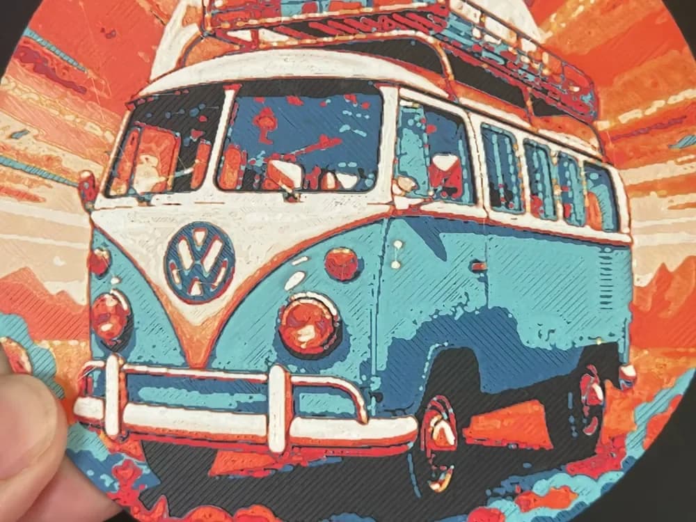 VW Westfalia vintage Hueforge VW Westfalia vintage Hueforge
