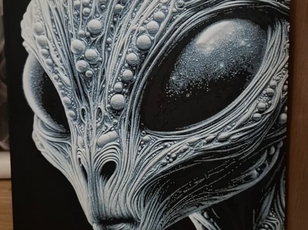 Alien Selfie hueforge by Buntsta HueForge model: Alien Selfie hueforge by Buntsta