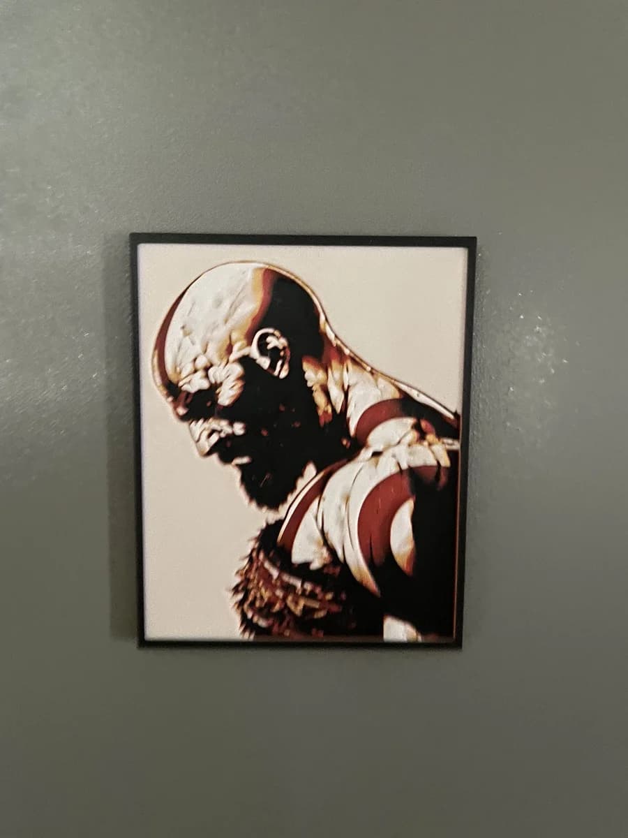 Mini Kratos by Cloudy Nostalgia HueForge model: Mini Kratos by Cloudy Nostalgia