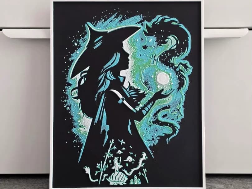 Disney Raya Hueforge by RIVY3Dprint HueForge model: Disney Raya Hueforge by RIVY3Dprint