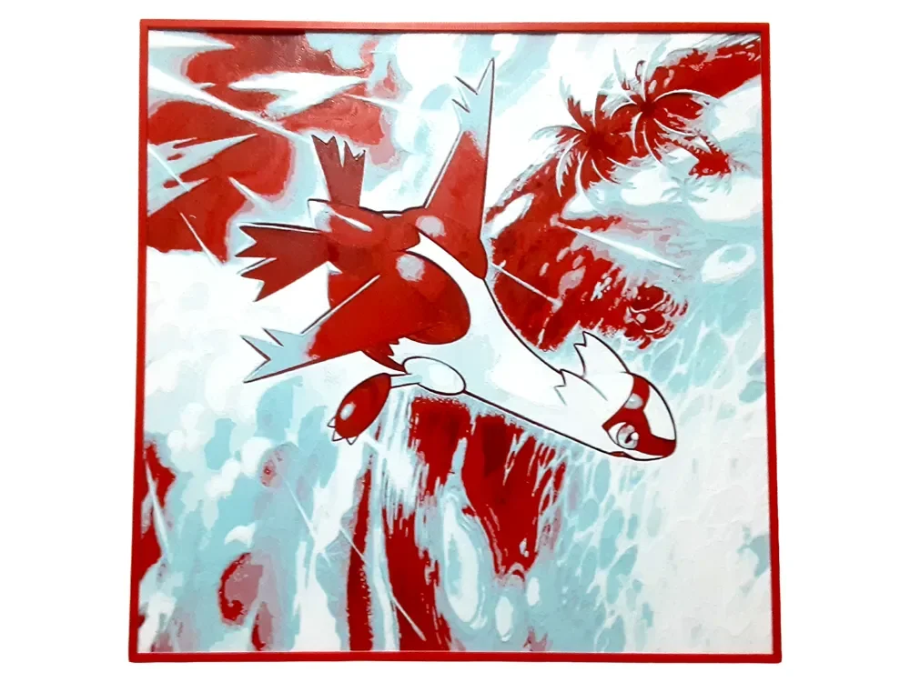 HueForge model: Latias Hueforge Pokemon Latios Legendary Dragon by Elsie Moonshadow