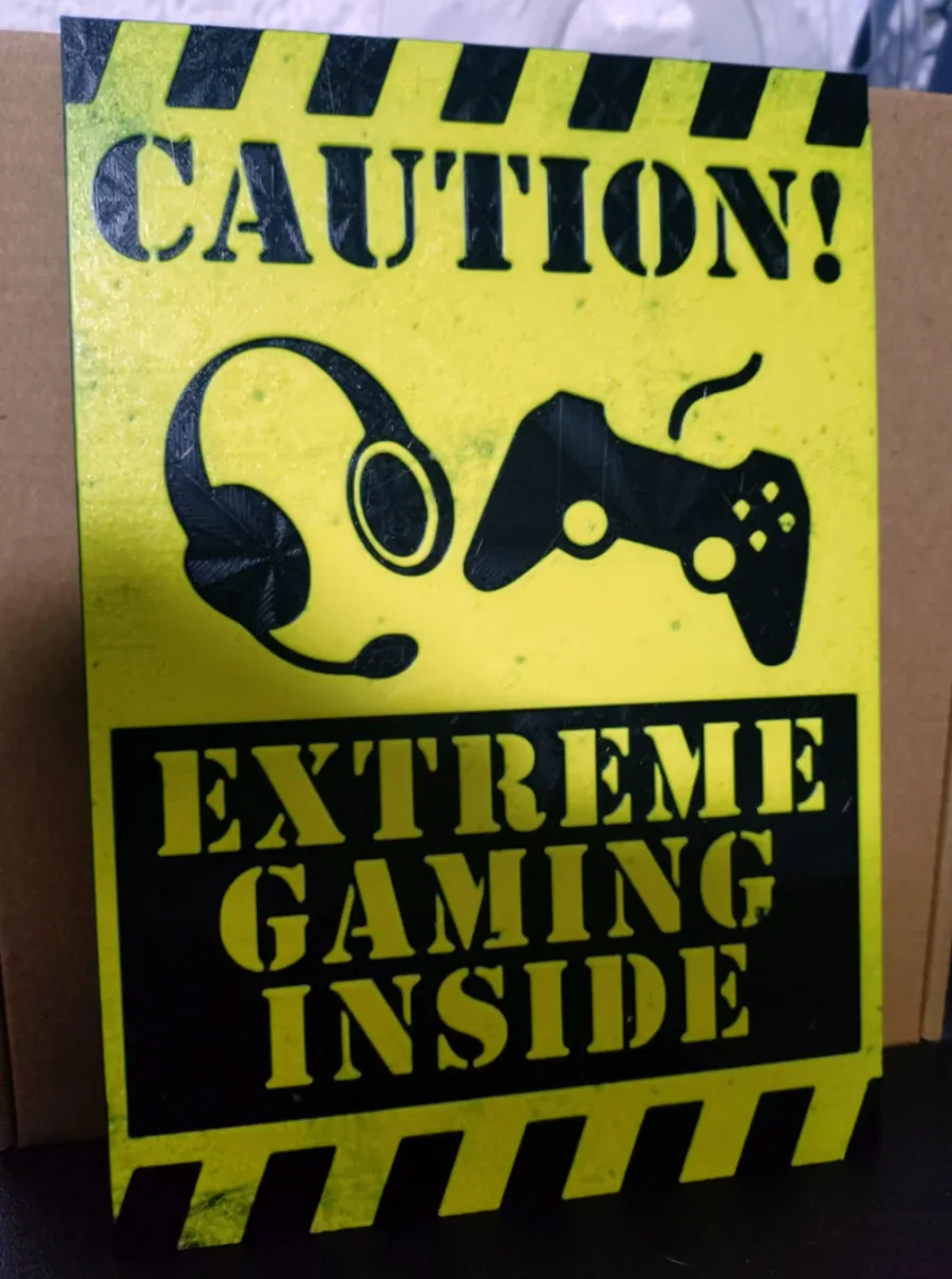 Extreme Gaming (HueForge) by Asgar3D HueForge model: Extreme Gaming (HueForge) by Asgar3D