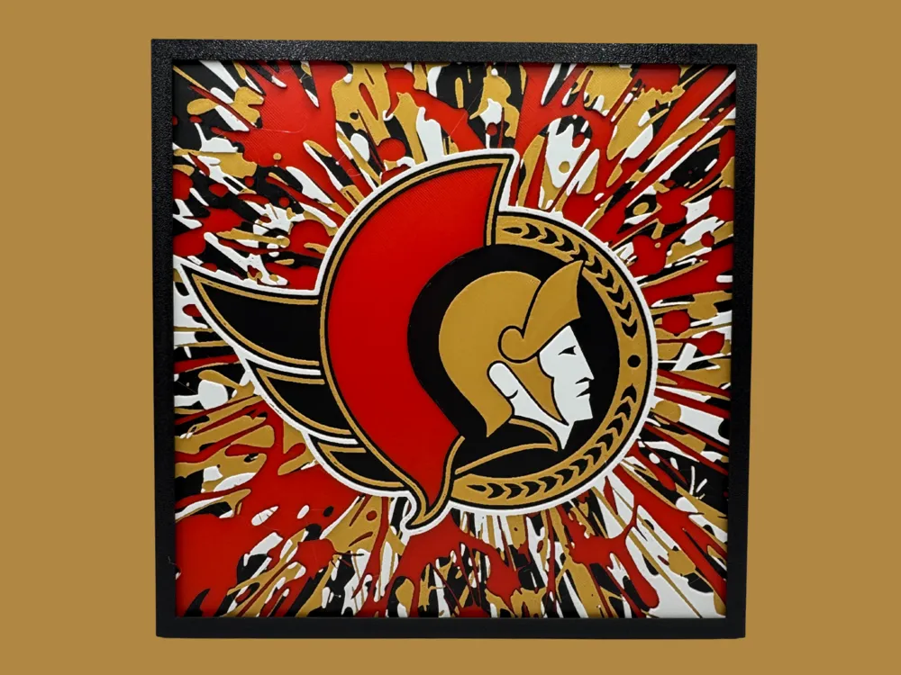 Ottawa Senators - NHL Series 2 by Canadian Gamer HueForge model: Ottawa Senators - NHL Series 2 by Canadian Gamer