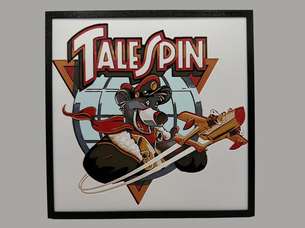 Talespin Hueforge by Canadian Gamer HueForge model: Talespin Hueforge by Canadian Gamer