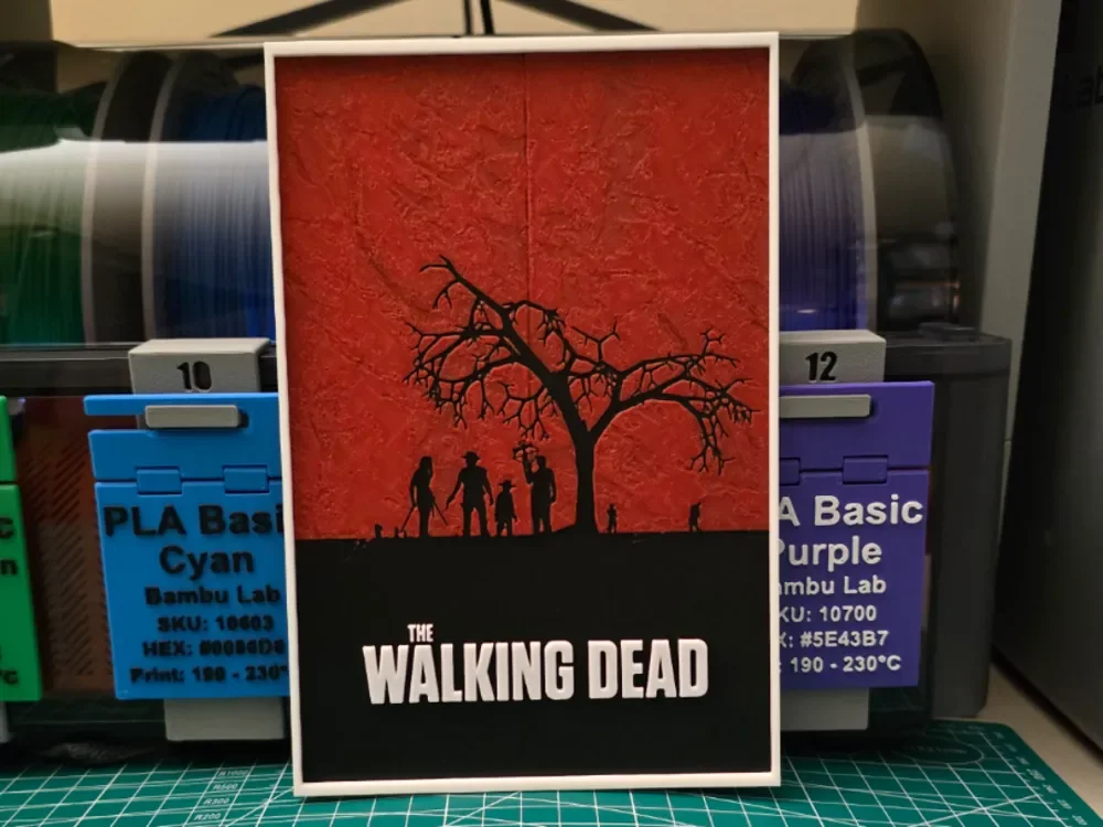 The Walking Dead Poster - Hueforge Art The Walking Dead Poster - Hueforge Art
