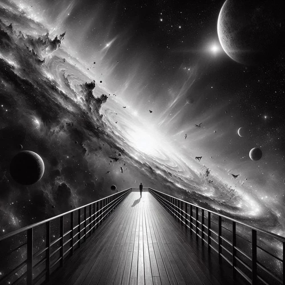 Space Walkway Hueforge by RP47 Designs HueForge model: Space Walkway Hueforge by RP47 Designs