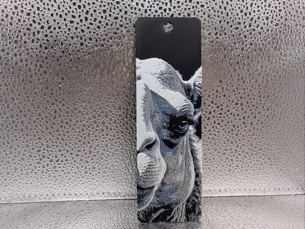 Camel Bookmark – Hueforge by Borishotch Industries HueForge model: Camel Bookmark – Hueforge by Borishotch Industries