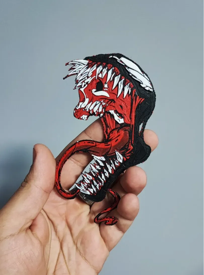 Venom Sticker by Garuda3D HueForge model: Venom Sticker by Garuda3D