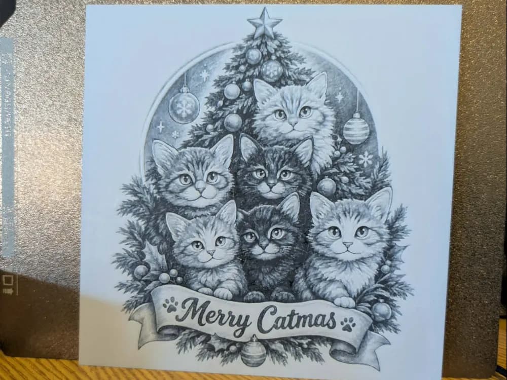 Merry Catmas - Hueforge Merry Catmas - Hueforge