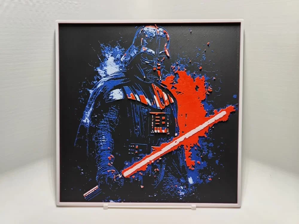 Darth Vader #2 - Hueforge by BeaN HueForge model: Darth Vader #2 - Hueforge by BeaN