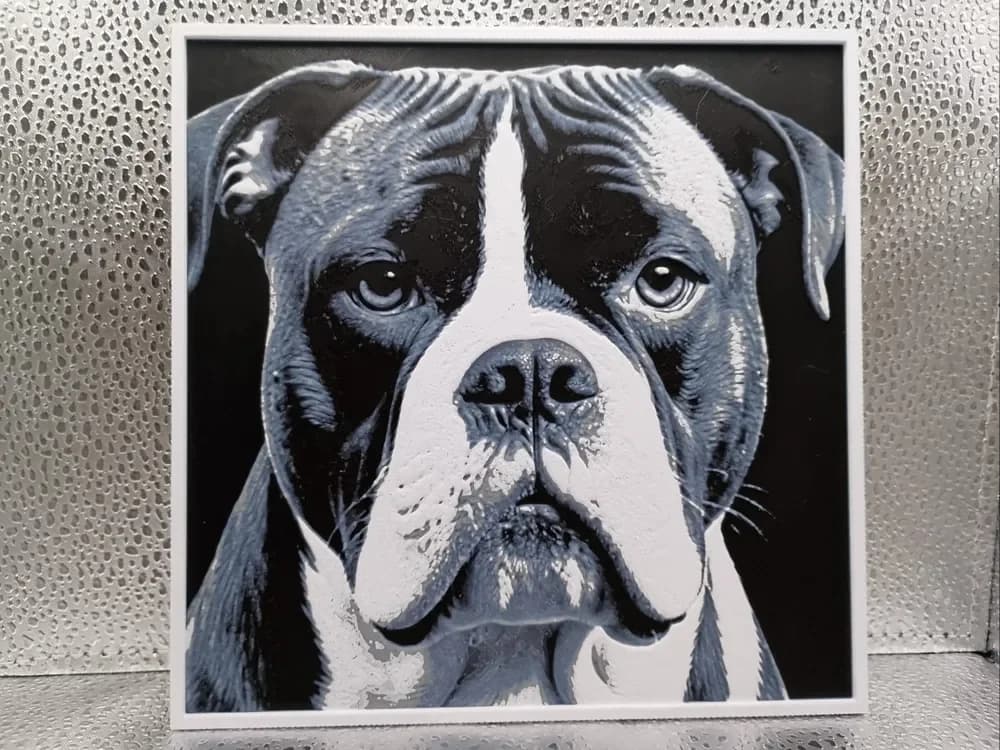 American Bulldog Hueforge by Borishotch Industries HueForge model: American Bulldog Hueforge by Borishotch Industries