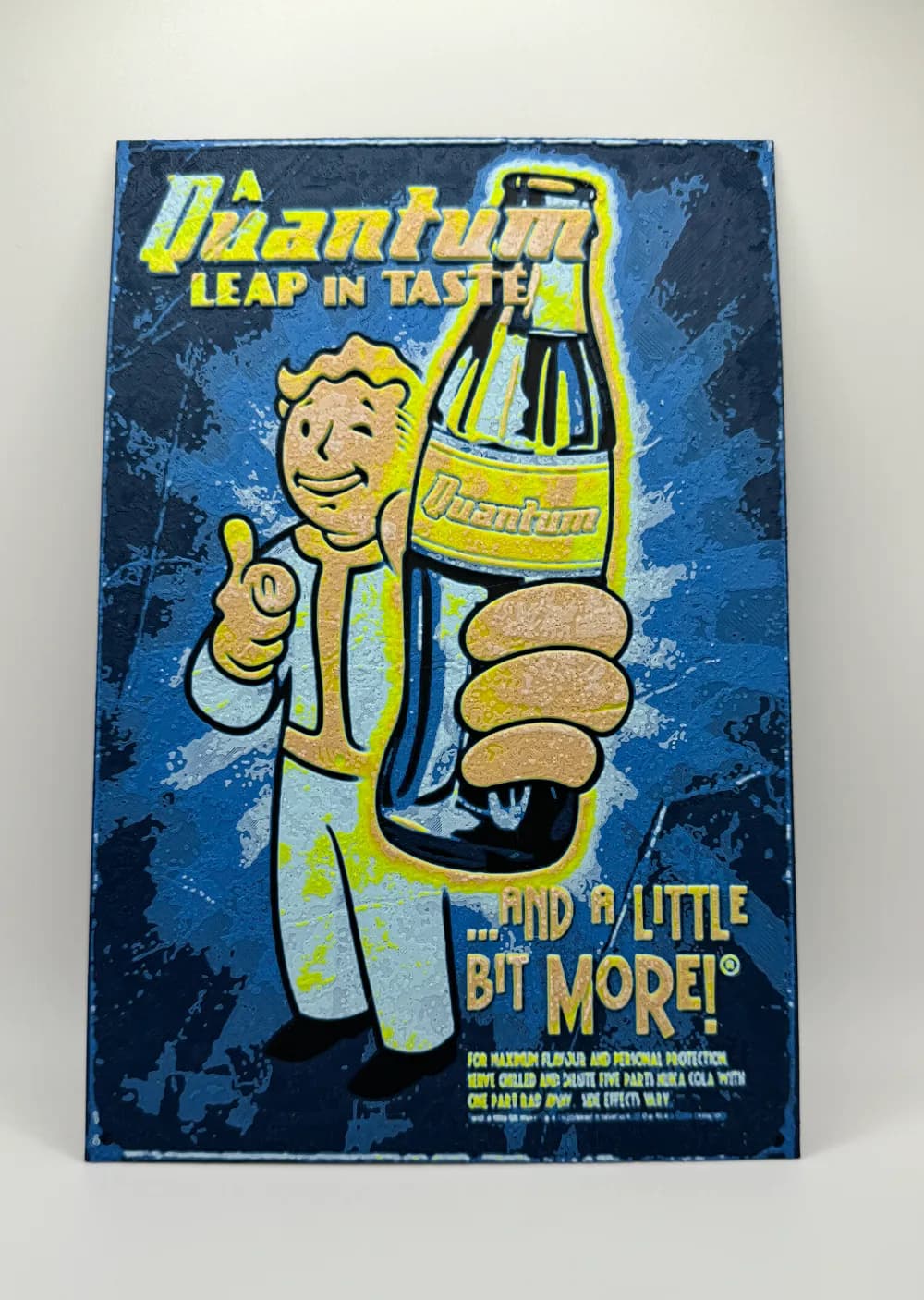 Fallout - Quantum Poster by Canadian Gamer HueForge model: Fallout - Quantum Poster by Canadian Gamer
