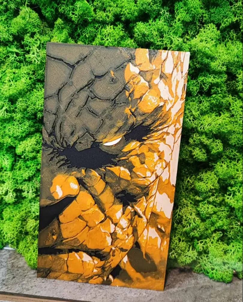 The Thing by Garuda3D HueForge model: The Thing by Garuda3D