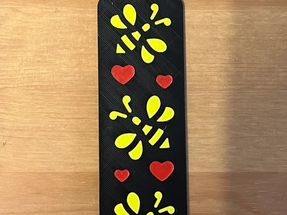 bee bookmark by Morganja HueForge model: bee bookmark by Morganja