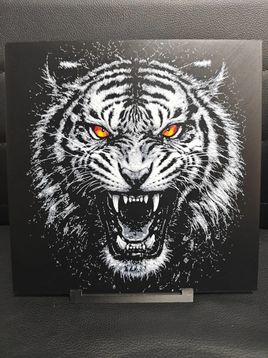 Tiger / Dark Beast Series by TheHueforgeLady HueForge model: Tiger / Dark Beast Series by TheHueforgeLady