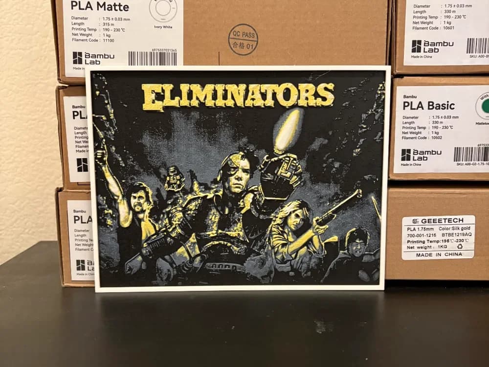 Eliminators Hueforge by Estiv HueForge model: Eliminators Hueforge by Estiv